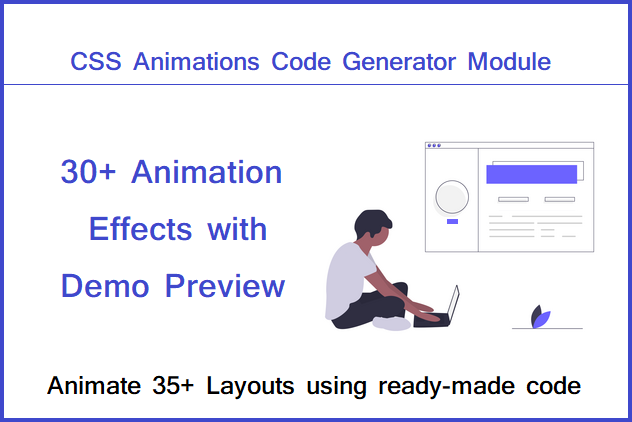 CSS Animations Generator - Siberian CMS, features and modules marketplace  for app creation