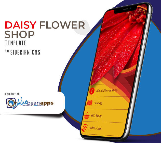 Daisy Flower Shop Siberian CMS, features and modules marketplace for