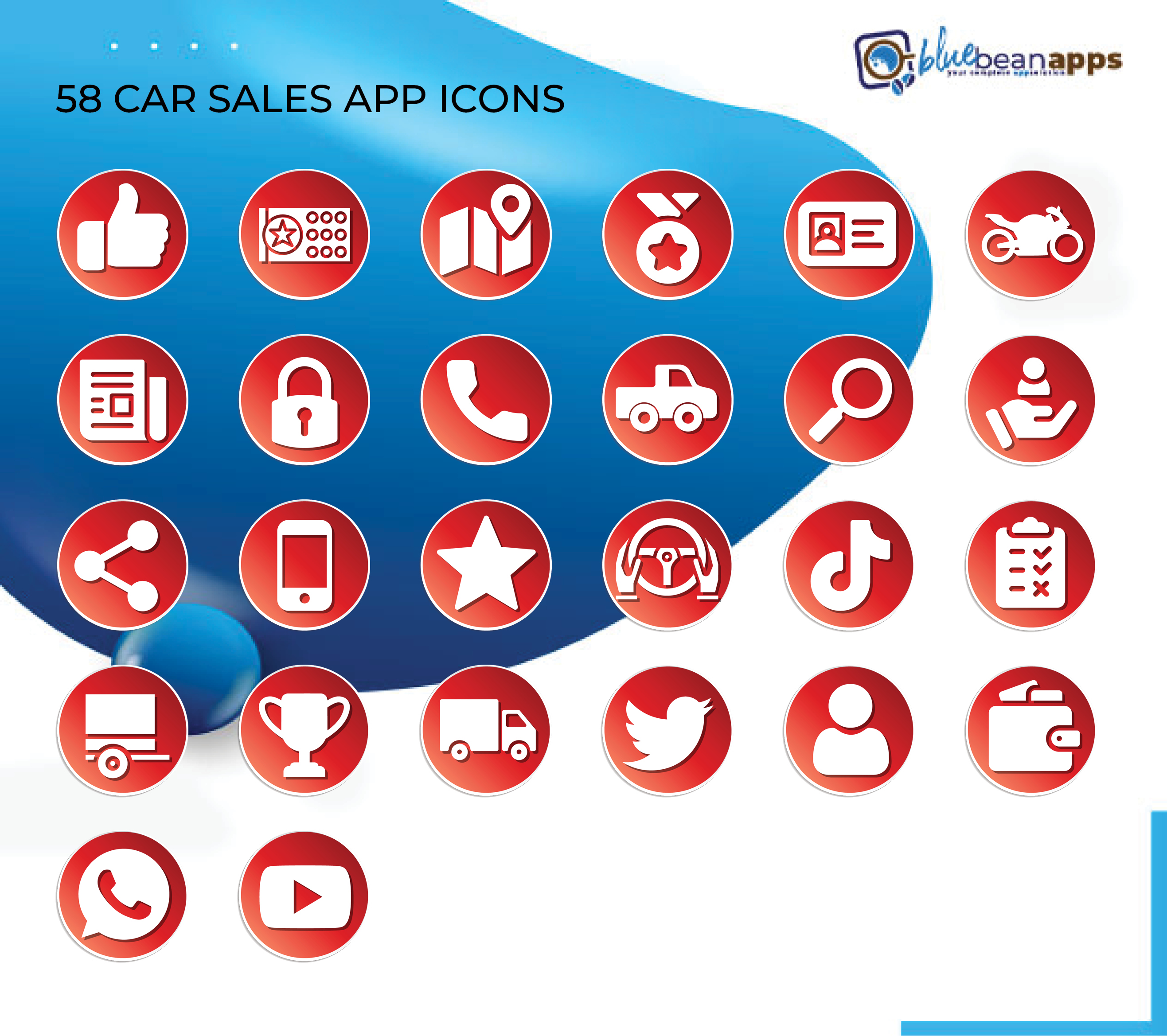 Car Sales Template With Icons Siberian CMS Features And Modules 